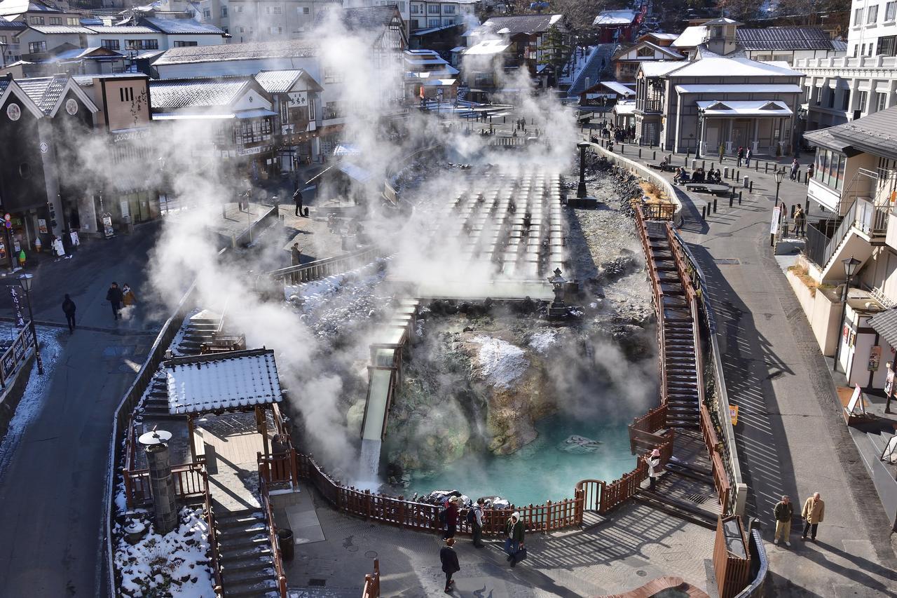 Daitokan Hotel Kusatsu  Bagian luar foto